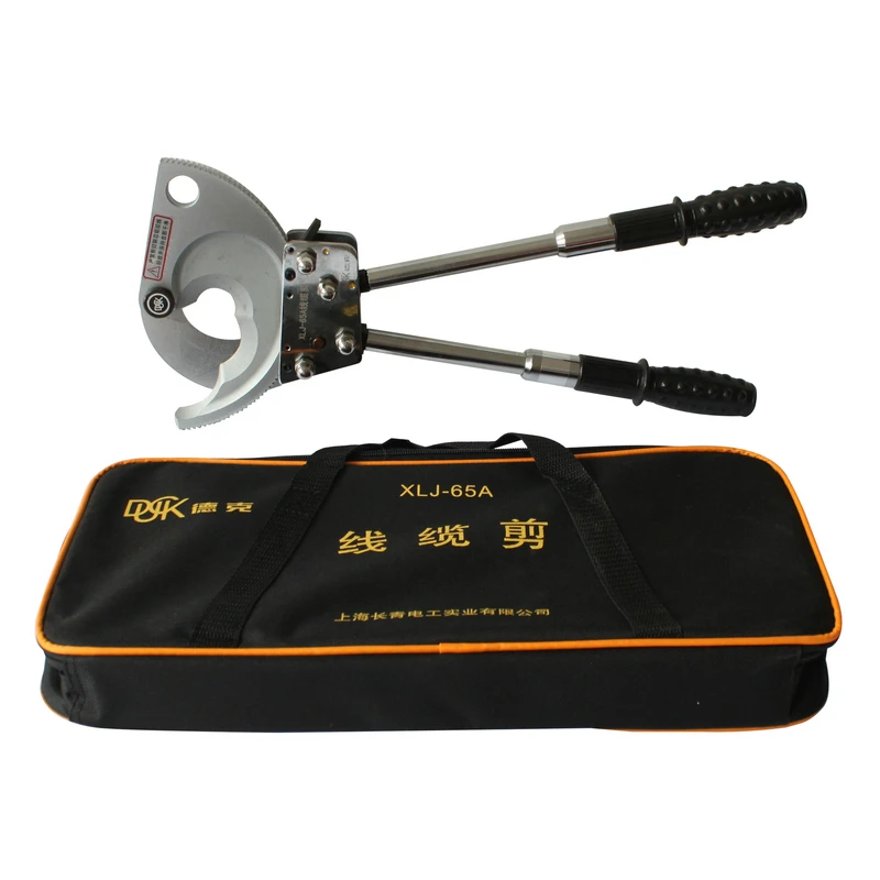 Import china goods Universal Ratchet structure armoured cable cutter tools for 65 mm Cable