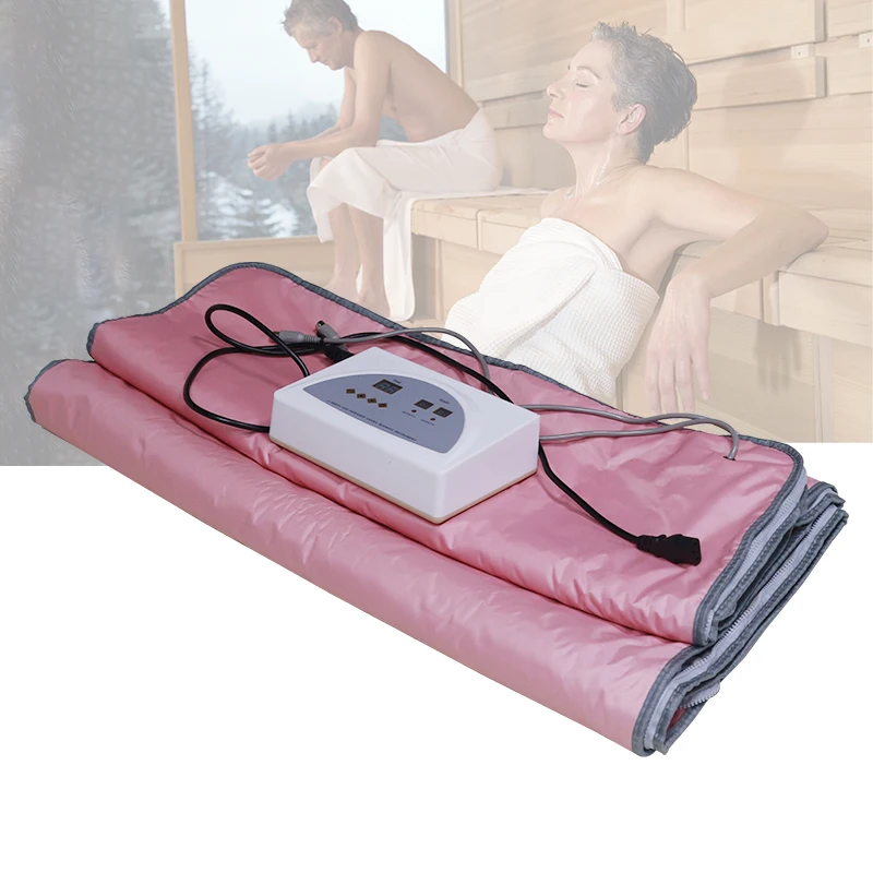 Guangyang Hot sale Portable infrared sauna blanket 3 zone Sauna Blanket  weight loss and detox
