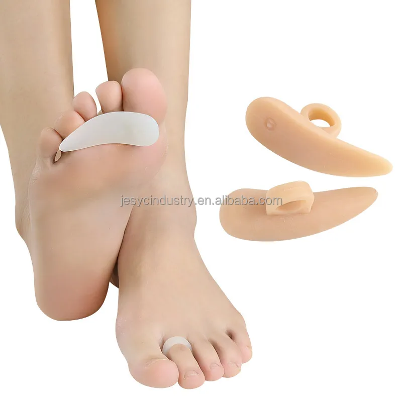 Foot Care Hallux Valgus Overlapping Toes Bunion Protector Hammer Toe Separator Valgus Toes Sleeves Corrector Silicone Gel Pad