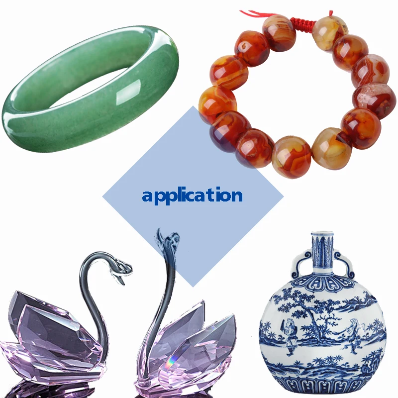 Rock Tumbler Kit - Includes Rough Gemstones, Polishing Grits, Jewelry Fastenings Polishing Machine