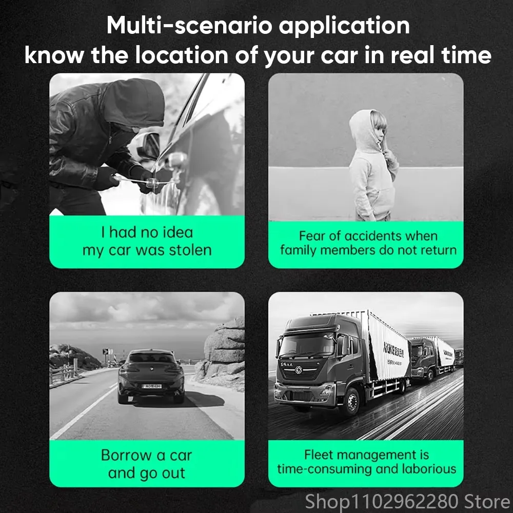 Mini 4G GPS Tracker Tracking Device Long Standby Waterproof GPRS LBS Wireless Magnetic Anti-Lost Alarm Tracker for car