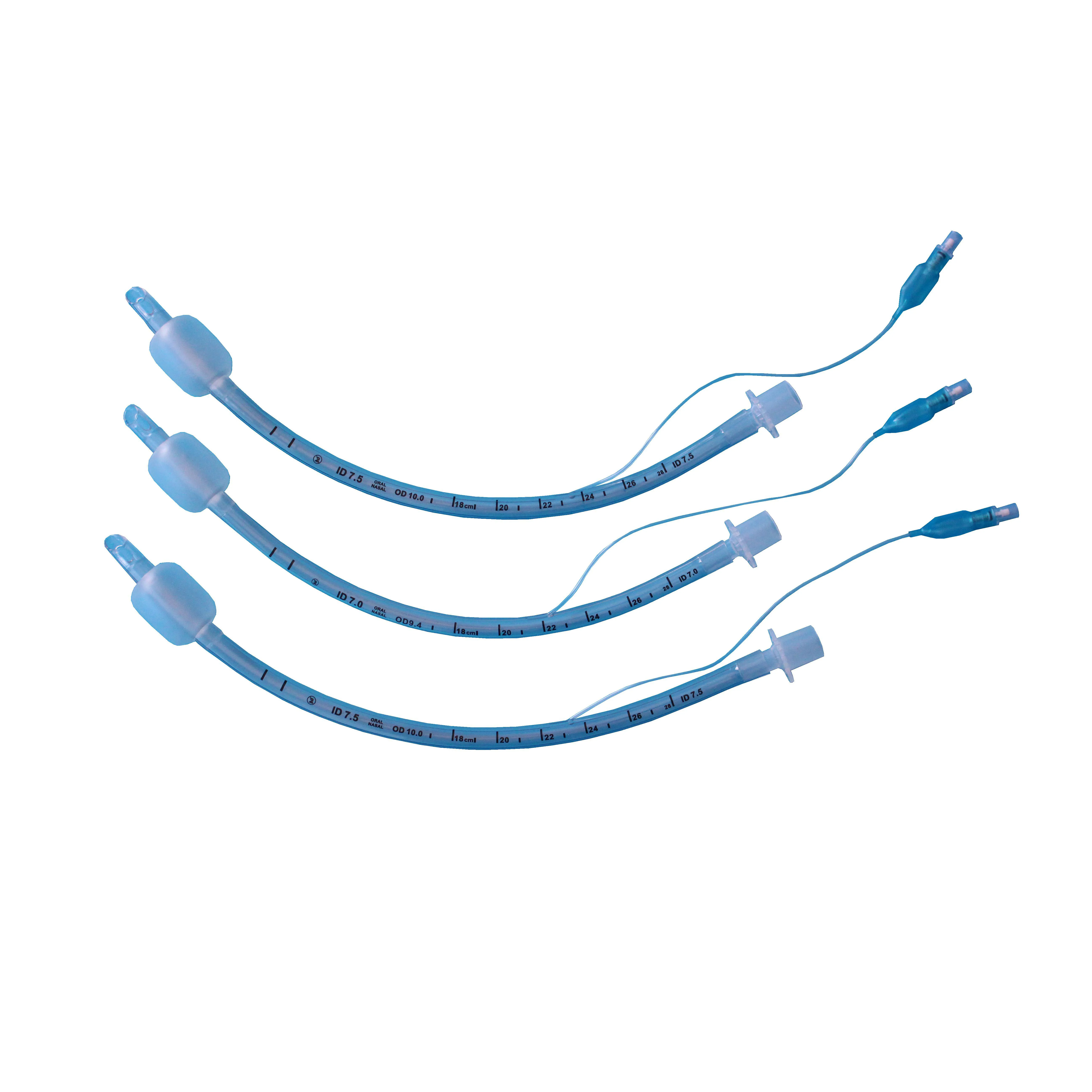 Medical PVC material high quality cuffed Endotracheal tube all sizes available