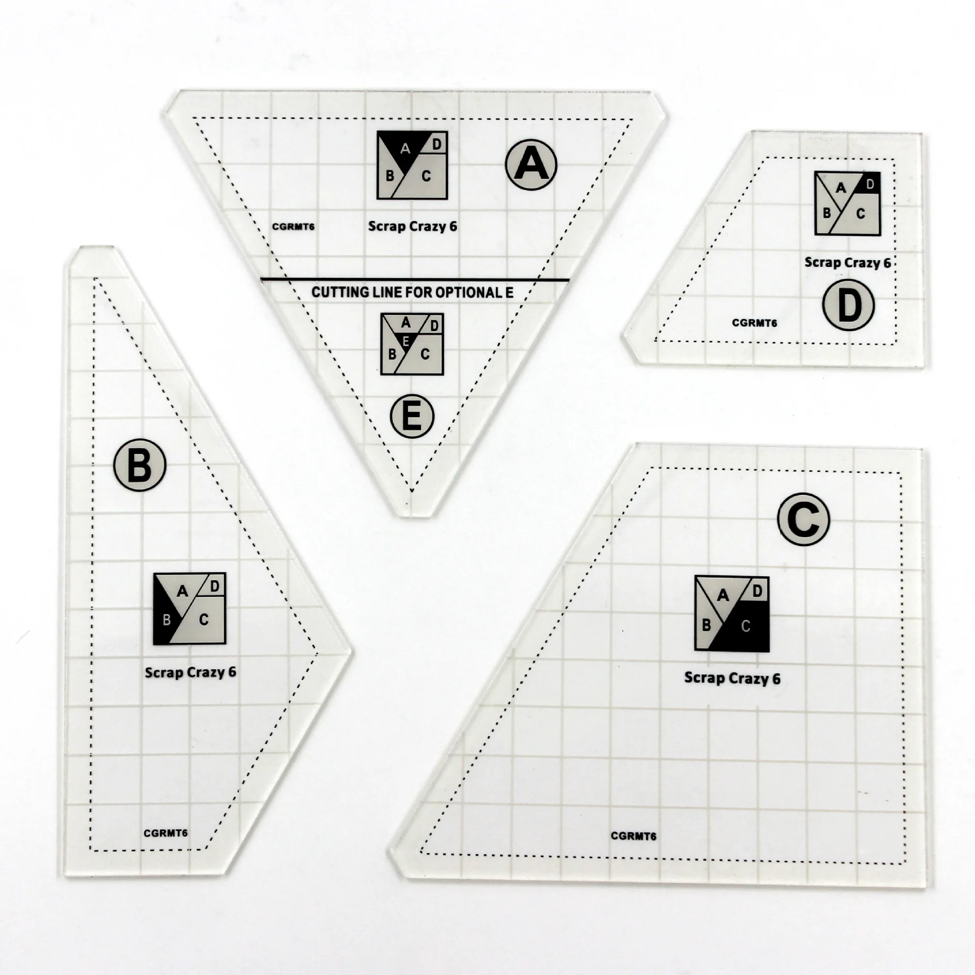 Акриловая линейка для шитья в стиле пэчворк квадратная шаблон инструмент