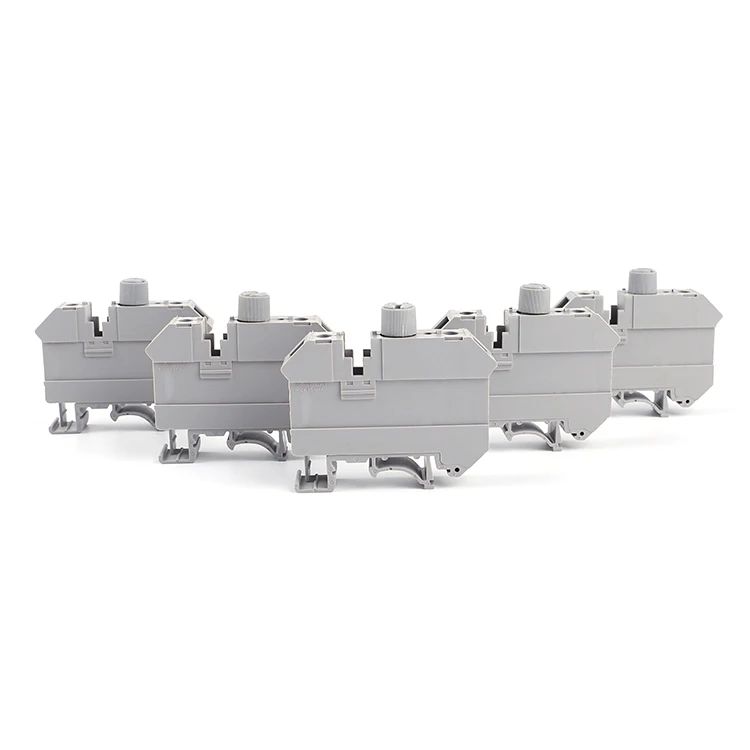 UK 10-DREHSI Gray 24-6 AWG 0.5-16mm Disconnect Lever Feed Screw Type Panel Mounted fuse with led din DIN Rail Terminal Blocks