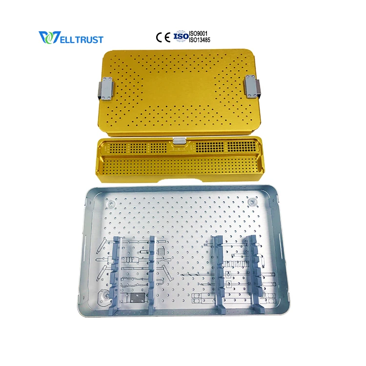 Medical tray boxes other surgical instruments sterilization screw box1.5/2.0/2.4/2.7/3.5mm for small animal