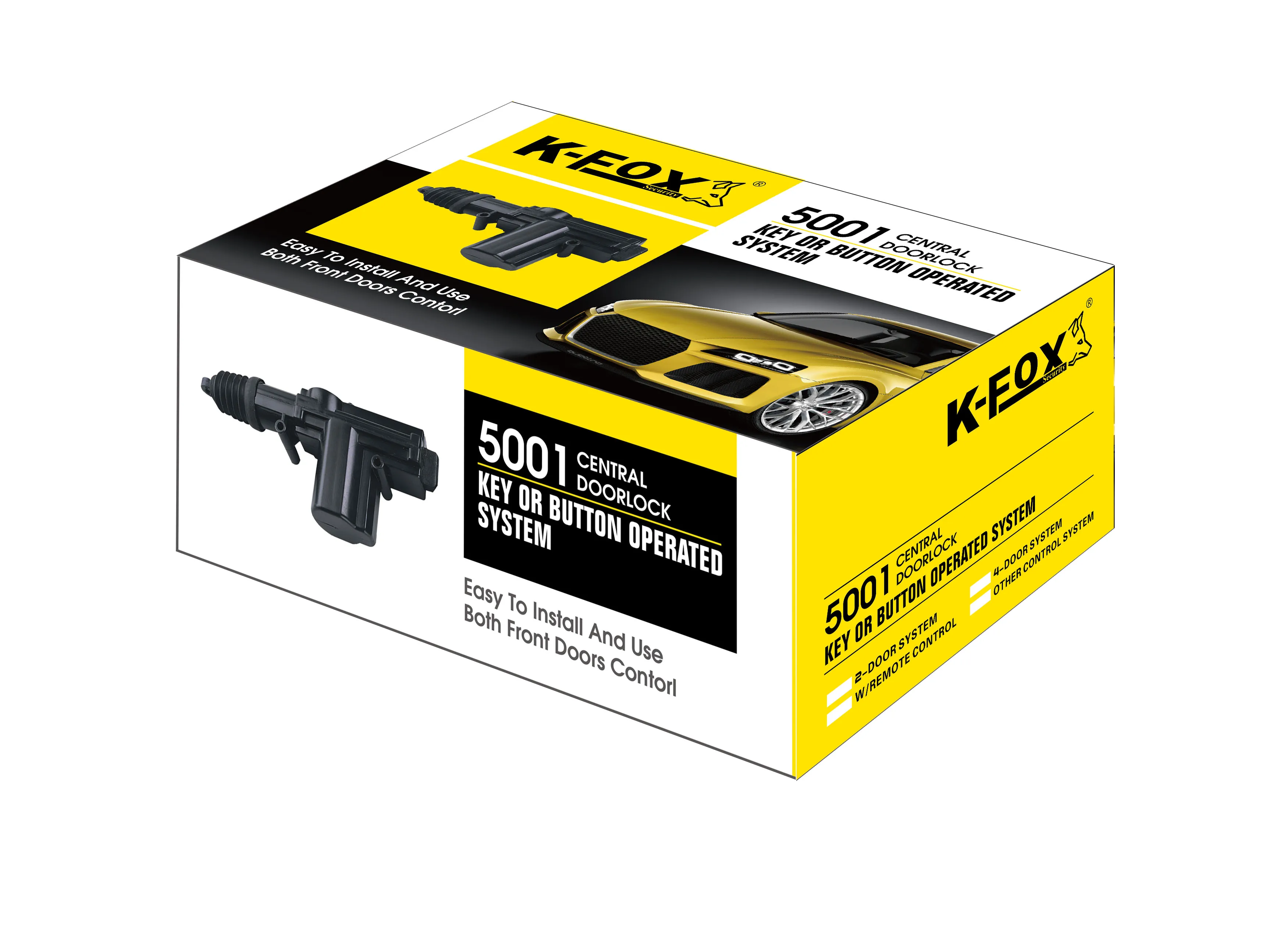 Popular wireless remote control lock unlock car door open kit center locking REMOTE CENTRAL DOOR LOCK KIT with actuators System