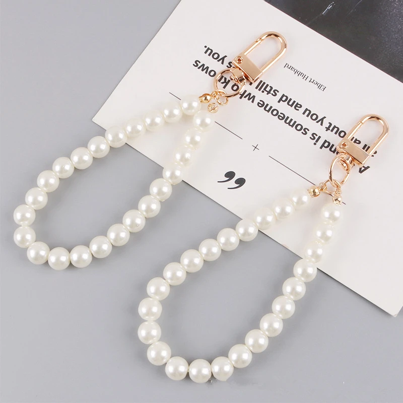 Женский подарок простой дизайн брелок для ключей аксессуары Автомобильные брелки жемчужный оптовая