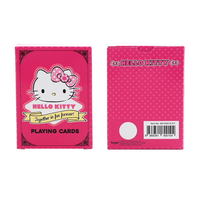 
New Design Custom Printing Cartoon pattern Standard Playing Family Casual Game Paper Poker Paper Cards 