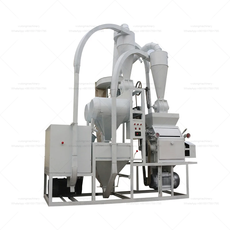 Low Cost Mini Plant Small Wheat Flour Mill Machine For Making / Grinding Wheat Maize Corn Flour
