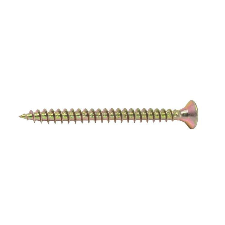 
yellow zinc plated csk screw chipboard screws with cheap prices 