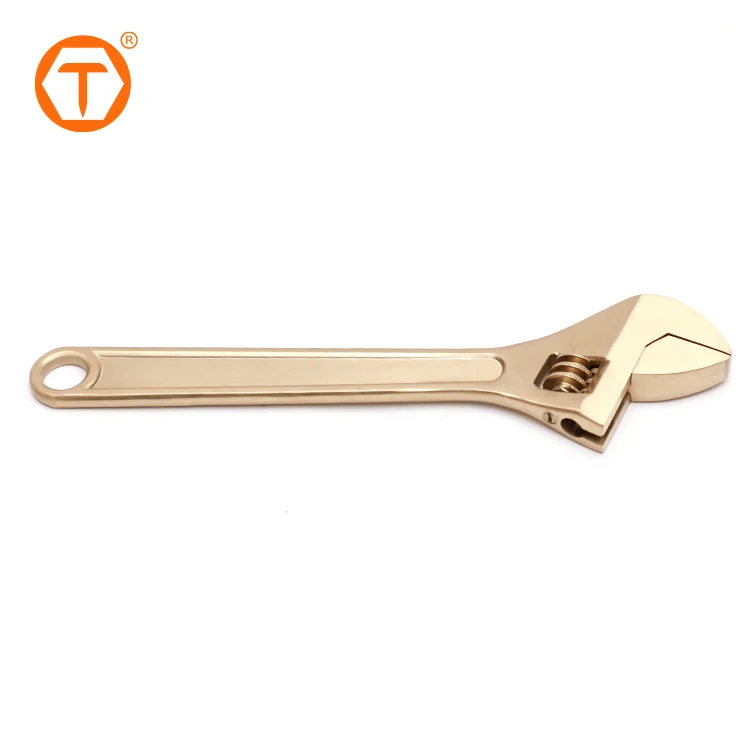 Non sparking safety tools aluminum bronze adjustable spanner wrench for oil station