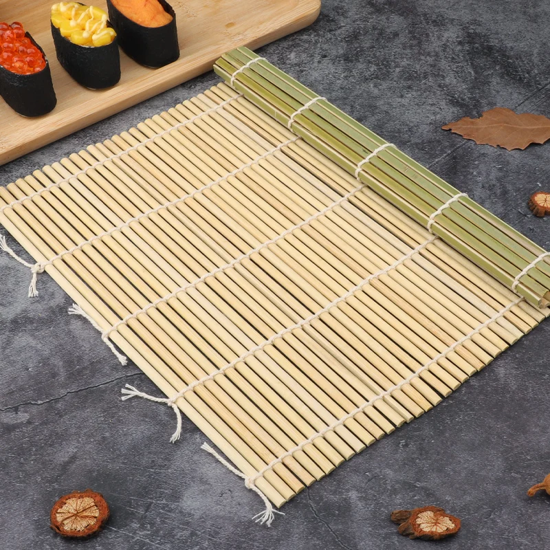 Eco-frindly natural bamboo sushi set cooking tool healthy bamboo sushi mat suitable for sushi restaurants