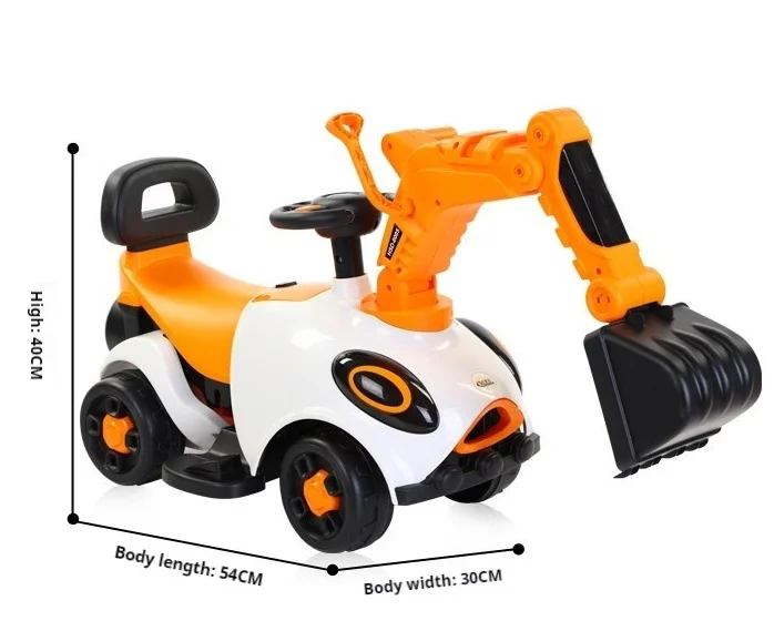 2025 Cheap Price Kid Car Ride on Toy Manual Digging Armcar Made in China Kids Ride on Excavator