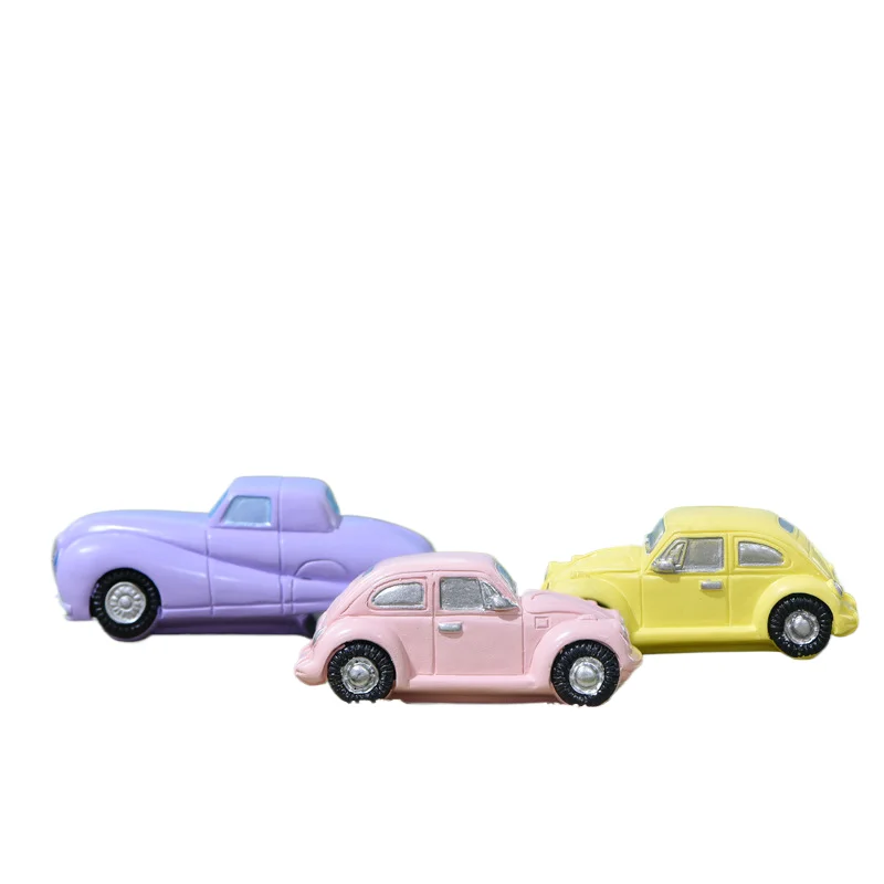 chenjun landscape resin diy landscaping furniture Transportation series Aircraft motorcycle antique truck bus Beetle