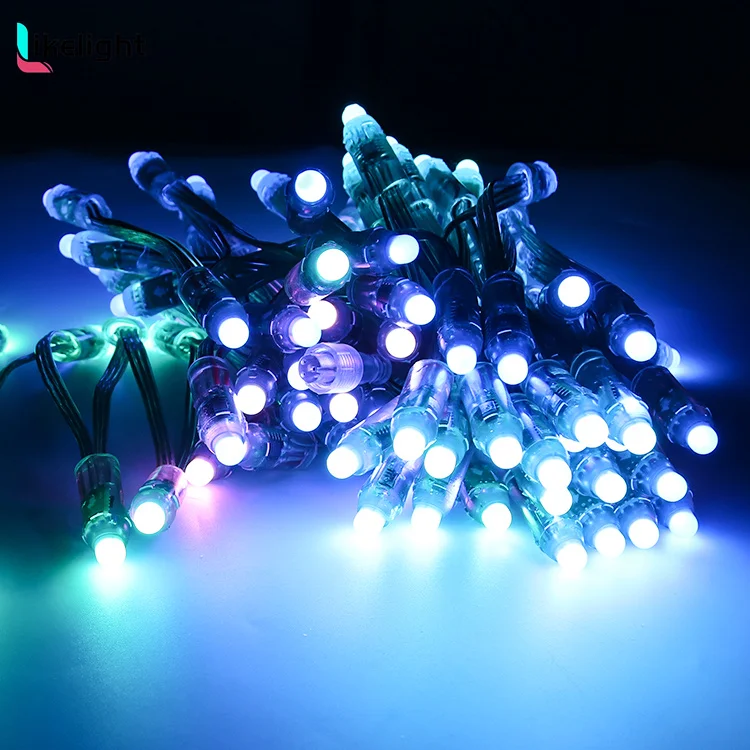 WS2811 RGB Полноцветный 12 мм светодиодный пиксельный модуль 5 В для наружного и внутреннего использования