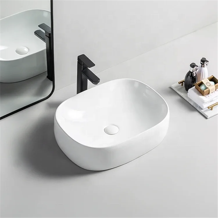 China manufacturer sanitary ware modern ceramic vessel sink table top wash basin bathroom sink
