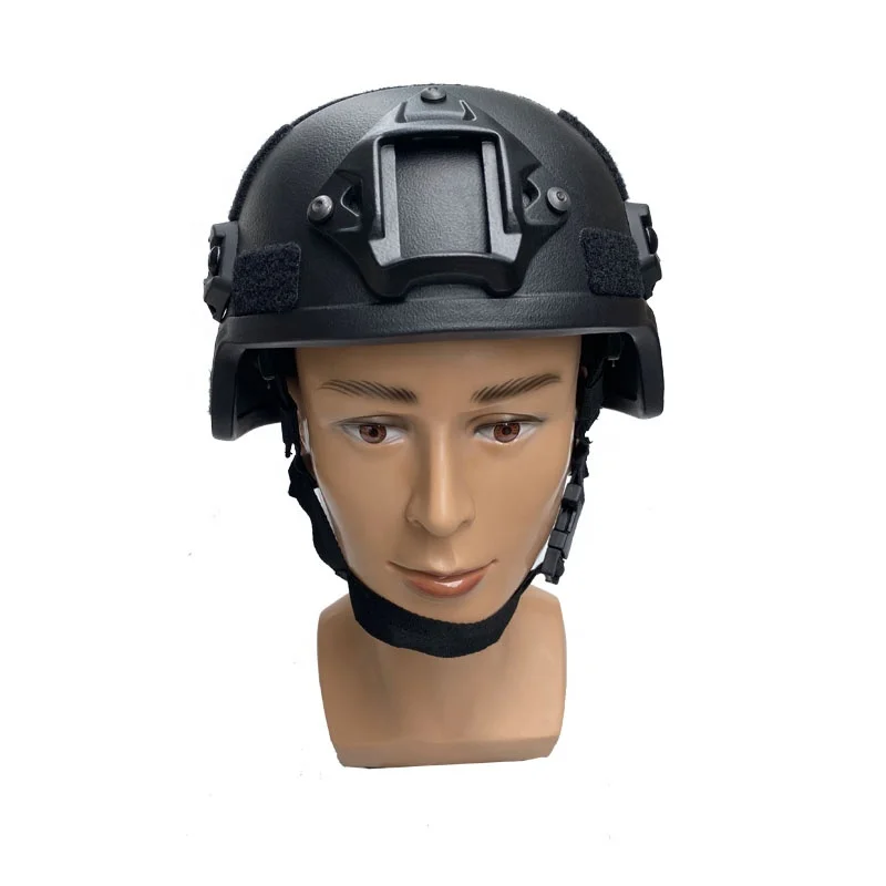 
Bulletproof helmet NIJ IIIA- 9mm Protection level Aramid Material Head armor Mich2000 Multifunctional for Army Use 