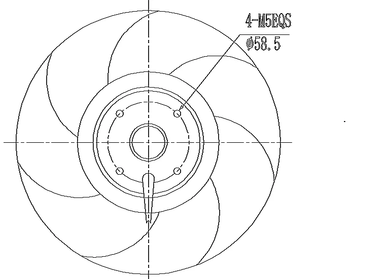 small centrifugal extractor air blower