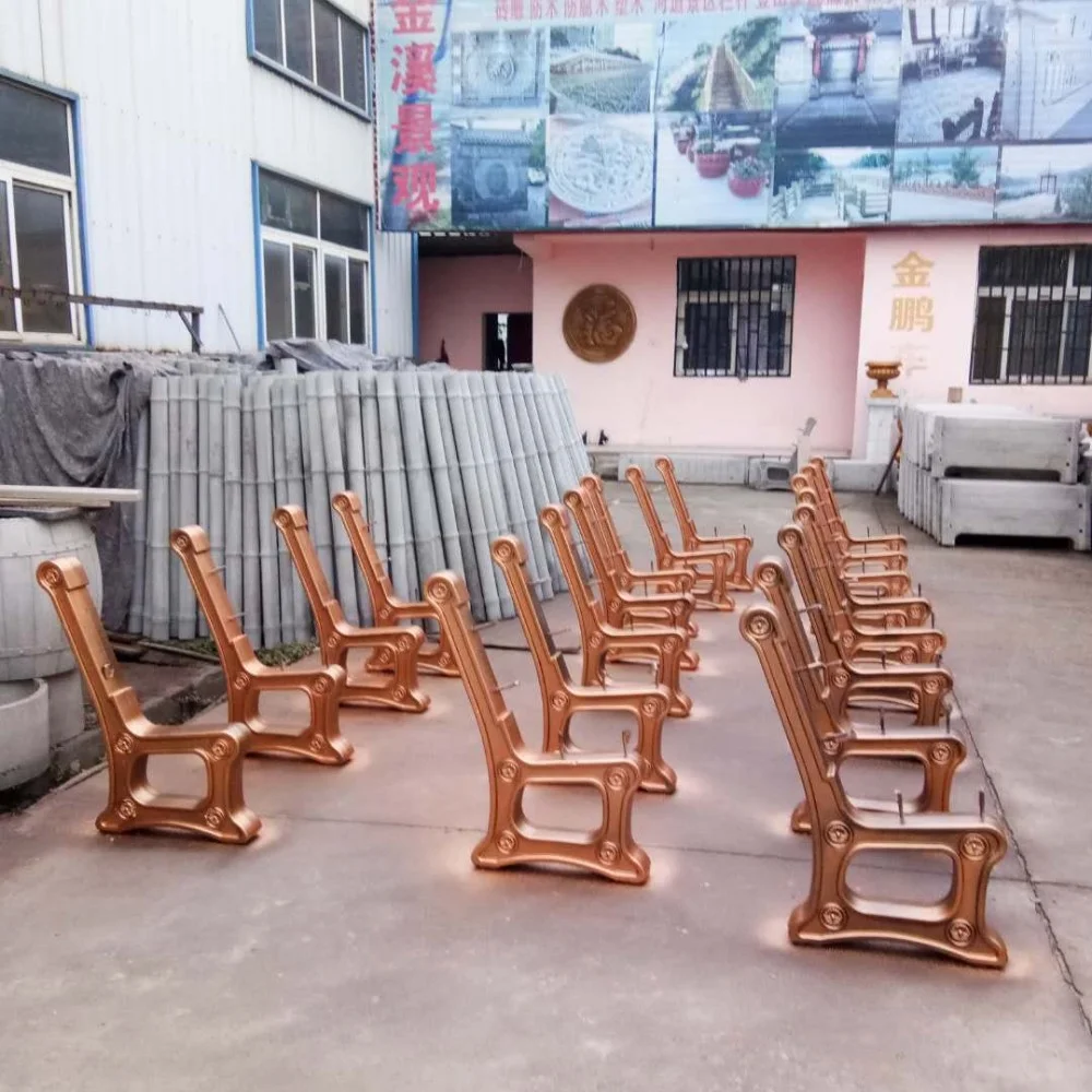 New product precast plastic injection concrete cement stone bench moulds for outdoor garden and yard