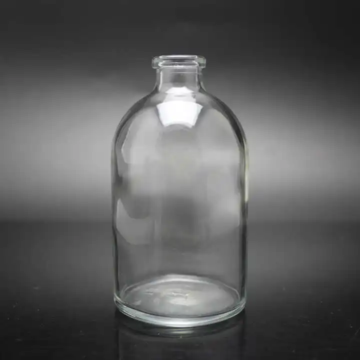 Hot Sale 50ml Amber Moulded Injection/Serum Glass Vials for Antibiotics USP Type I II III