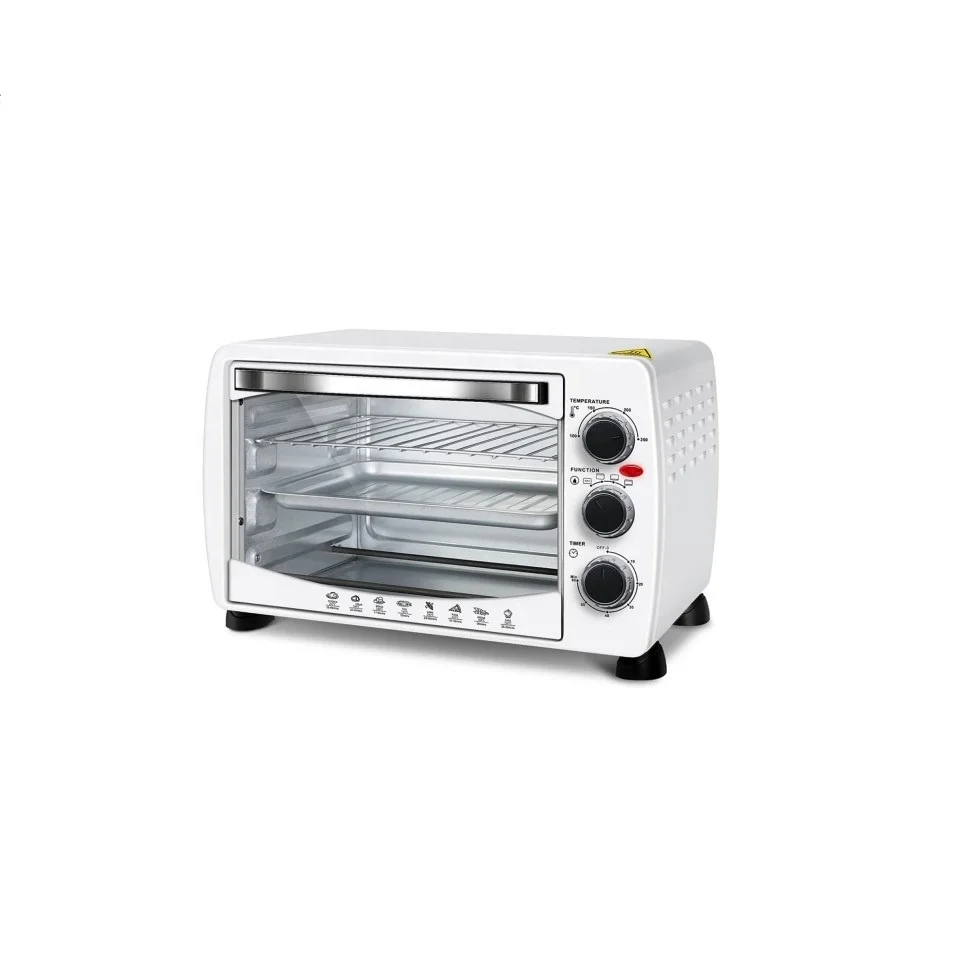 wholesale 1200 watt kitchen appliance electric bread oven for baked bread pizza with baking tray and timer 60 minutes