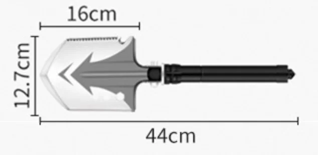 Amazon Camping Folding Multi-functional Outdoor Sapper Camping Equipment Sapper Shovel