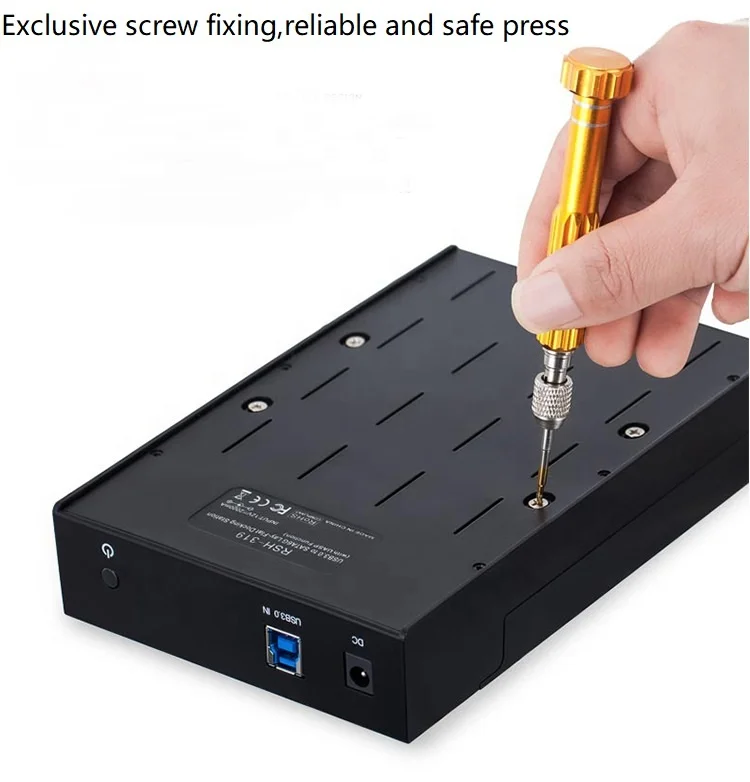  Черный корпус для жесткого диска ABS 3 5 к usb 0 2 5/3 дюймов SATA I/II/III hdd SSD до 10 ТБ поддержка