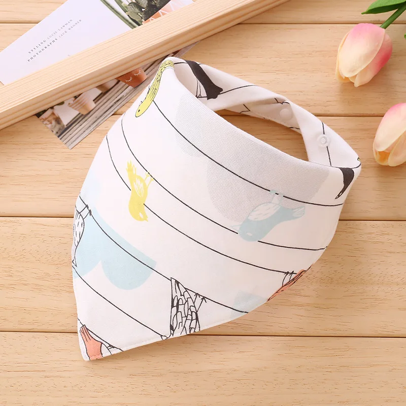 South Korea wholesale 100% cotton dog bandana Floral printed Triangular pet bandana