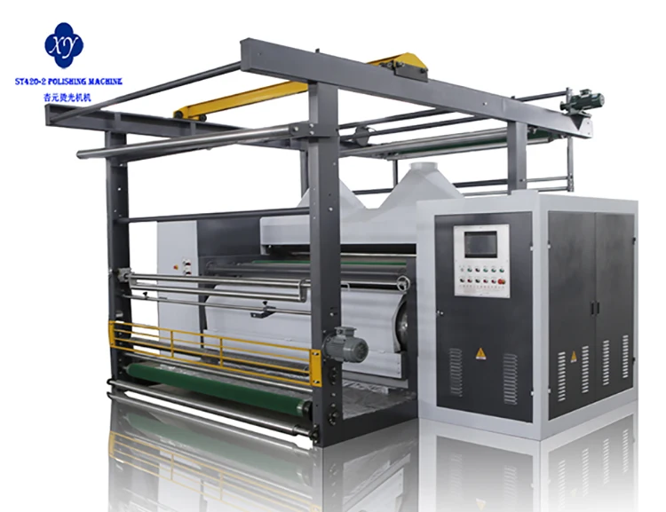 ST420-2 Double Roller Polishing Machine For Blanket Velvet Fabric