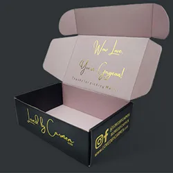 Custom Logo Foldable Corrugated Mailer Box For Cloth Packing Shipping Boxes For Shoes