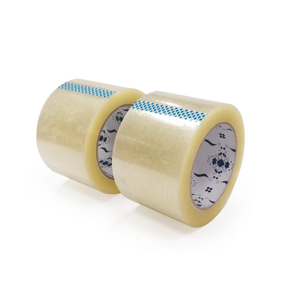 3 inch X 110 yards 100 m packing clear packaging transparent adhesive tape cinta de embalaje