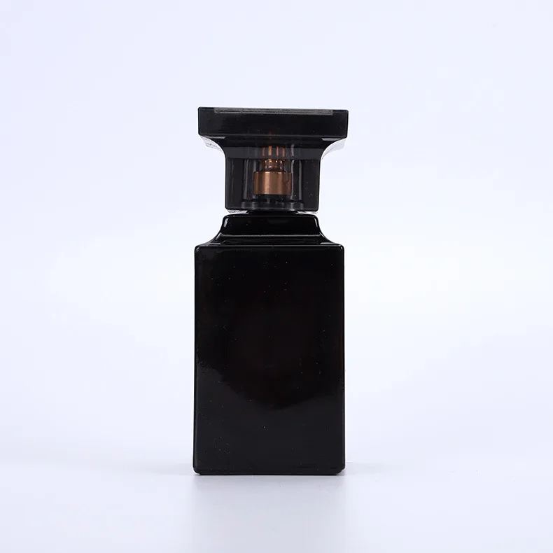 Wholesale High-end 50ml 55ml Customized Portable Press Glass Spray Bottle Empty Square Glass Perfume Bottle