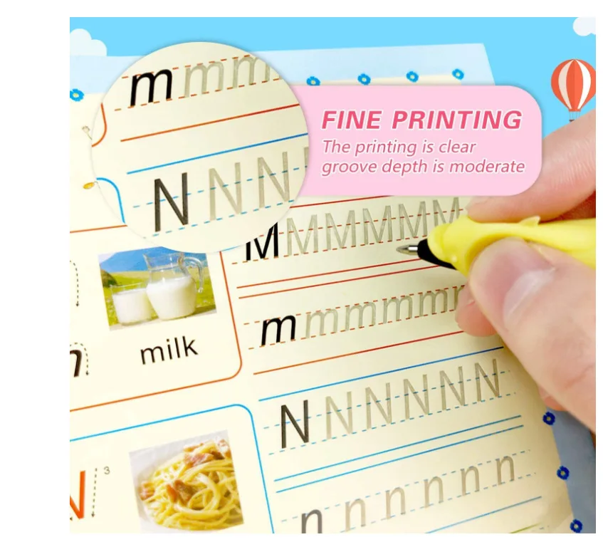 Spiral Binding Custom Magic Writing Book Children Sank Magic Book With Pen