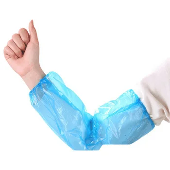 Non-woven sleeves Disposable Waterproof Plastic disposable over Wholesale disposable plastic arm sleeve cover blue pe oversleeve
