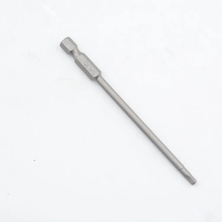 
Factory price screw driver drill bits 100MM*1/8 hex bit 1/4 Inch S2 Steel Hex Shank Magnetic Screwdriver Bit 