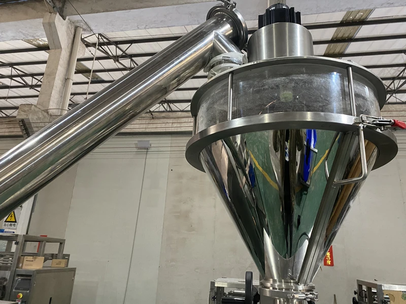 High precision fully auto tapioca starch packing filling cornstarch powder packaging machine