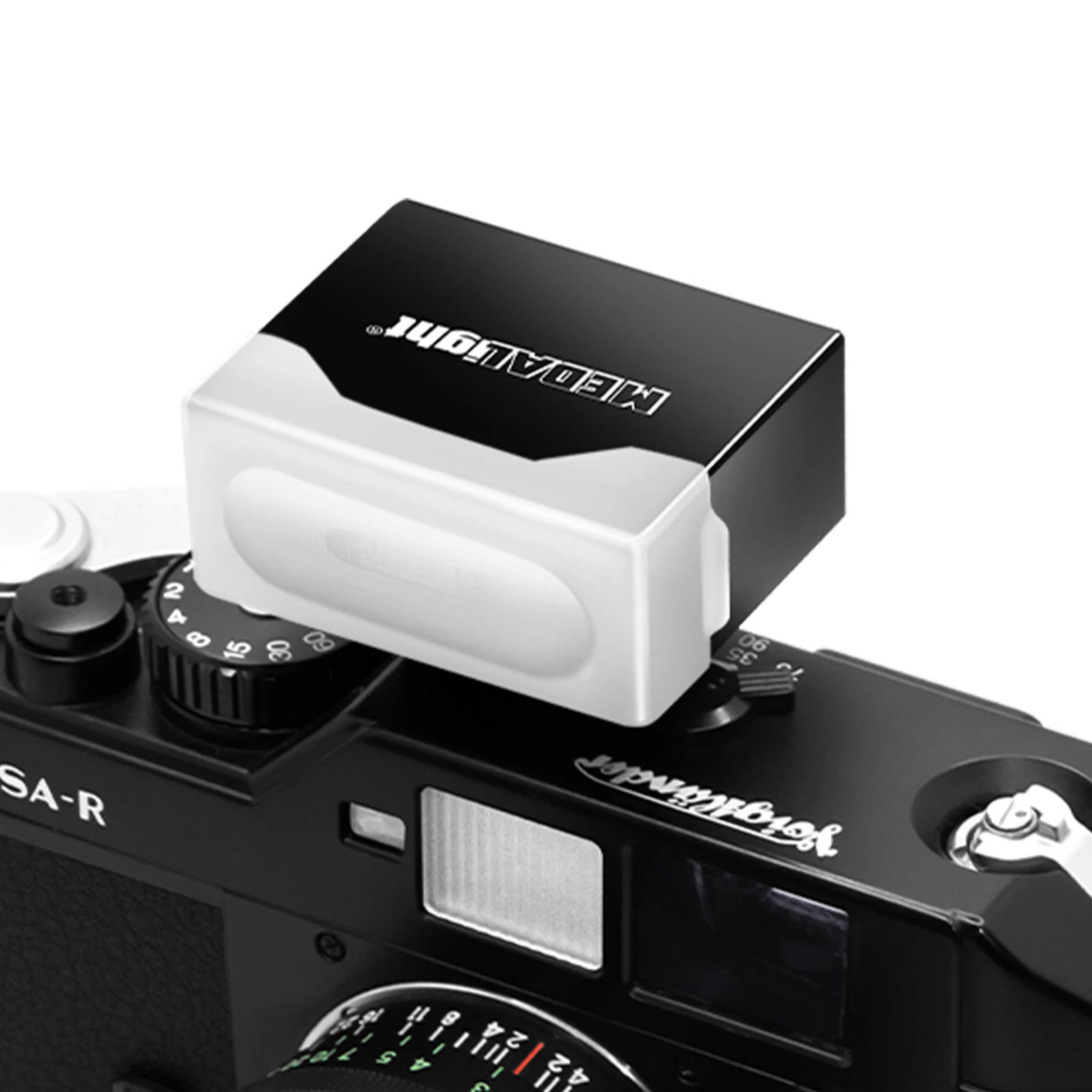 Mini Aluminum Flashlight Portable Digital On-Camera Flash Speedlight Hot Shoe Mount Flashlight for DSLR Cameras