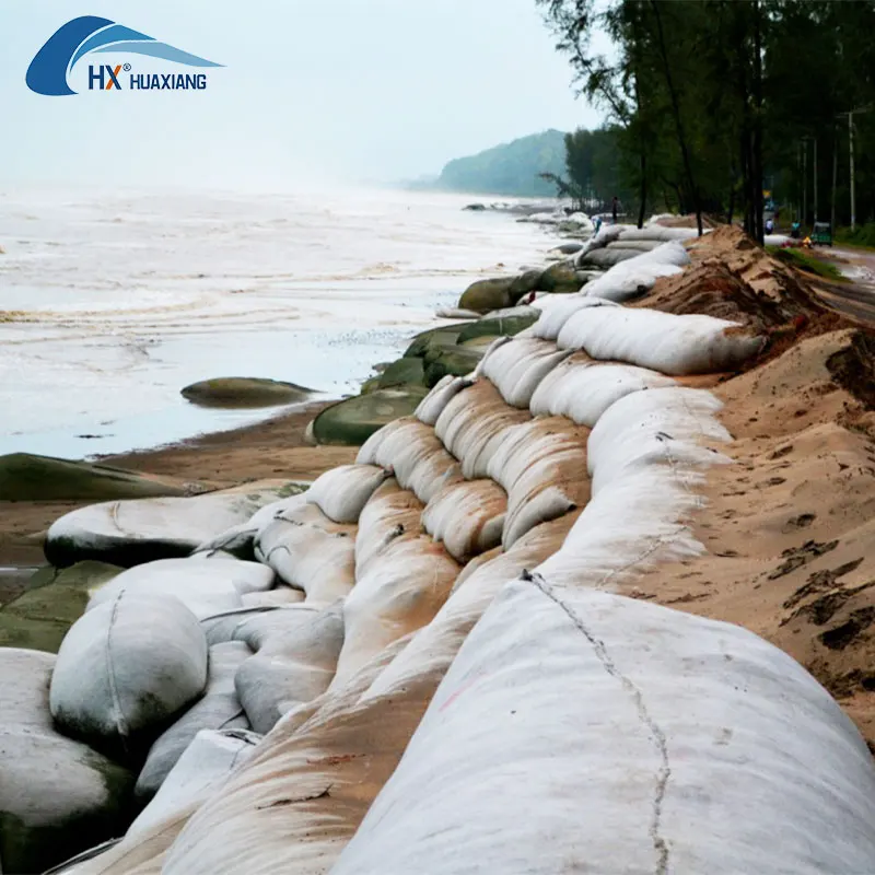 High Strength Polyester Nonwoven Geotextile Geobag for Slope Protection