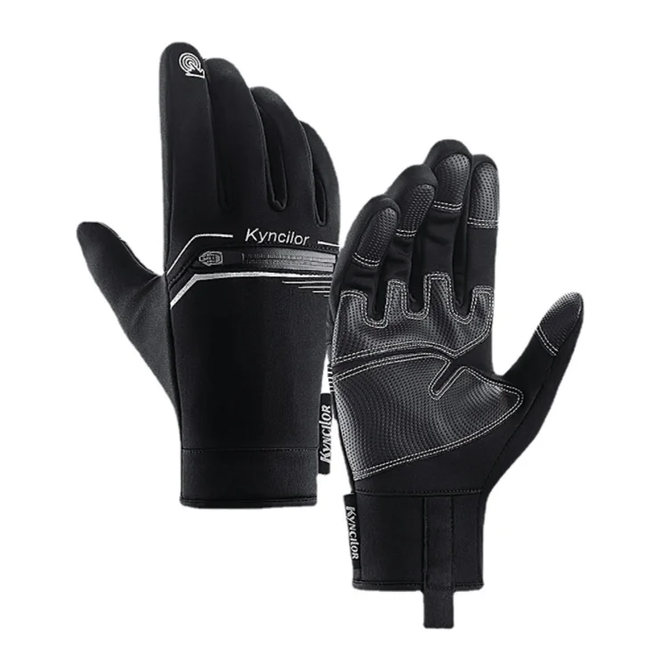 Anti Slip Palm Womens Mens Cycling Running Gloves Winter Thermal Gloves Touch Screen Gloves