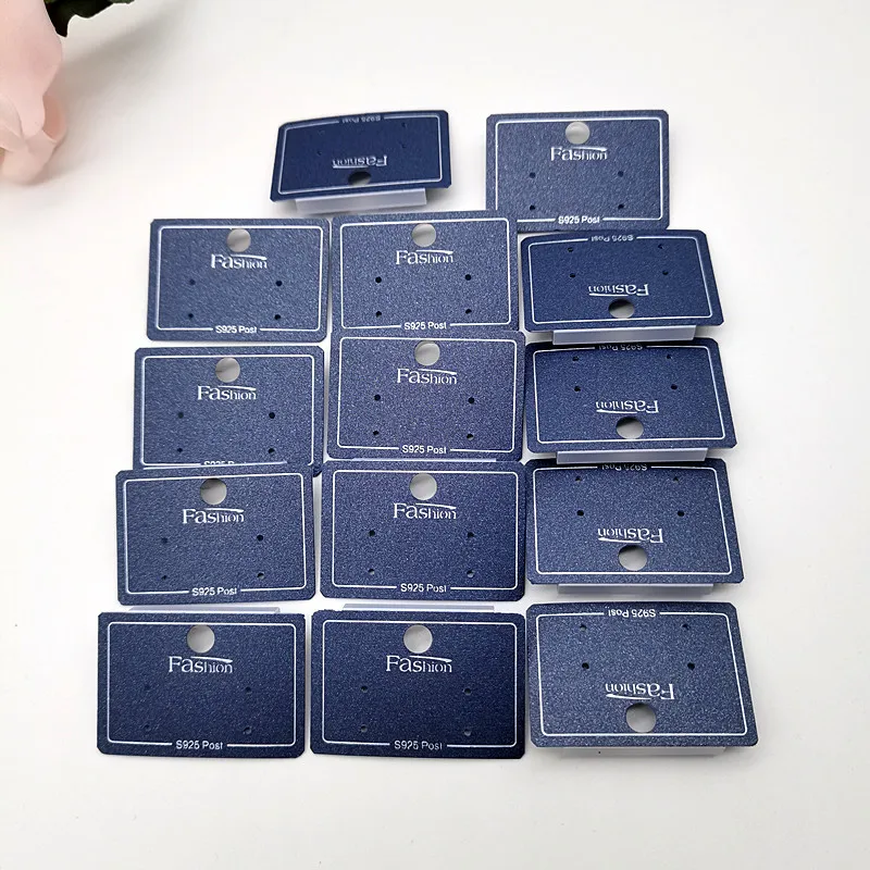 Заводская оптовая продажа Лидер продаж изготовленная на заказ Золотая фольга печать логотипа дисплей карты бумажные ювелирные с крючком