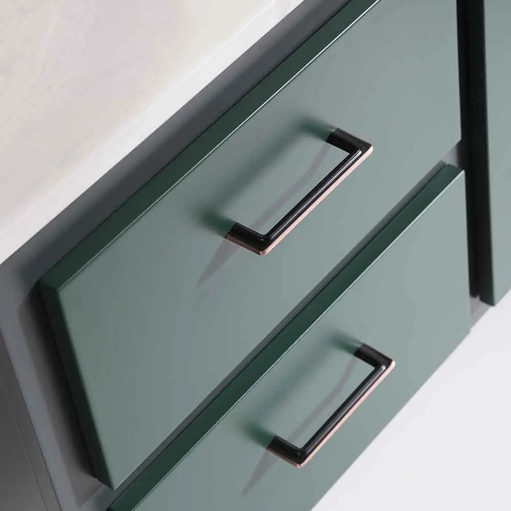 New style morden factory bathroom vanity with sink glossy paint bathroom vanity set custom luxury bathroom cabinets and vanities
