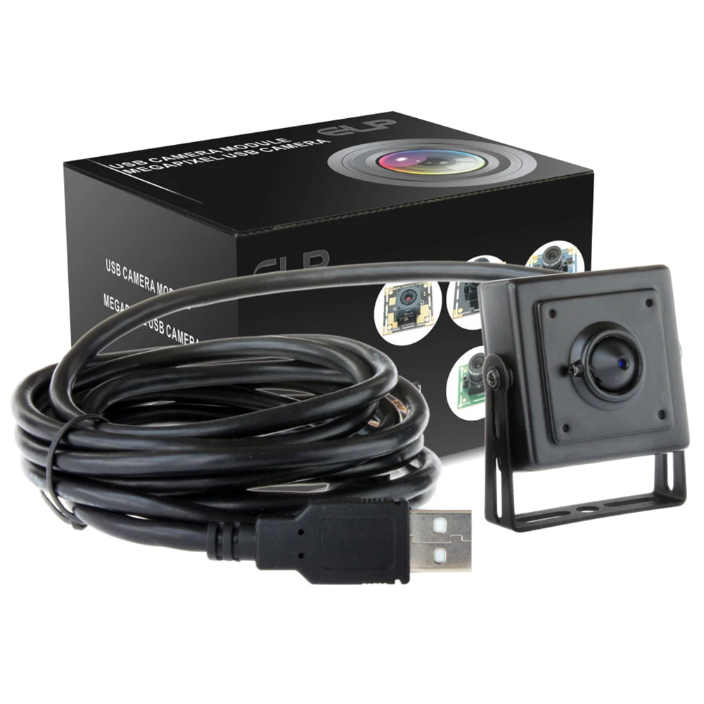 ELP Plug Play 3MP WDR UVC Webcam Full HD 1080p h.264 Mini Pin-hole USB Camera With Microphone