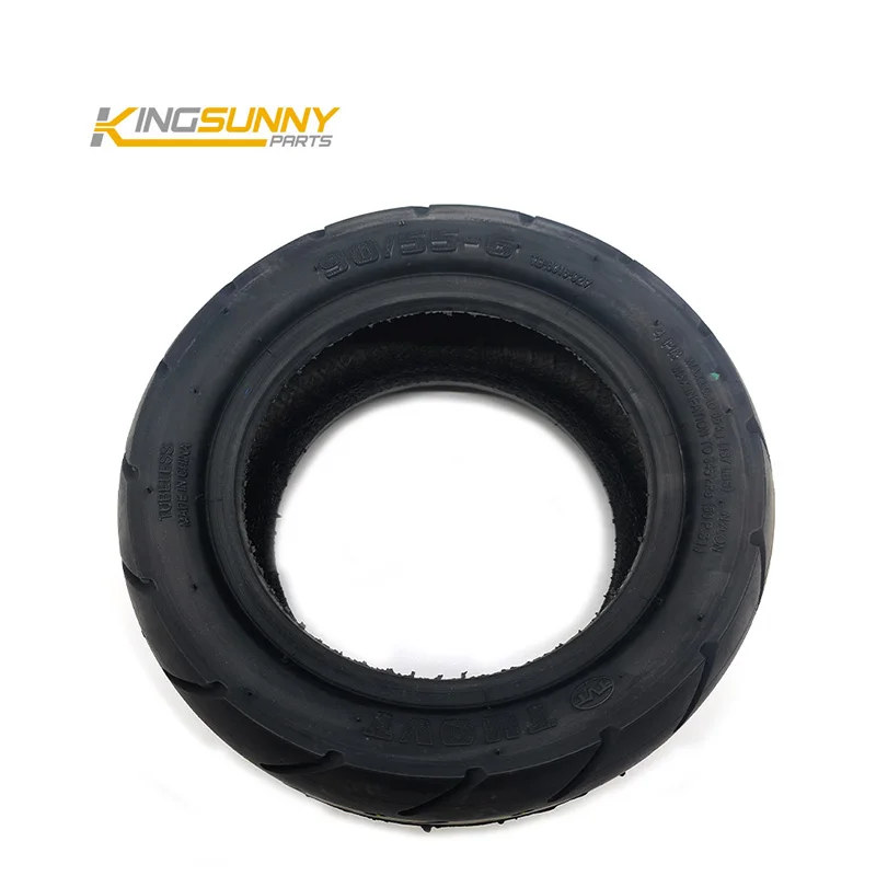 Tuovt Rubber Tyre 90/55-6 City Road Vacuum Tubless Tire for Electric Scooter Replacement Tyres Spare Parts
