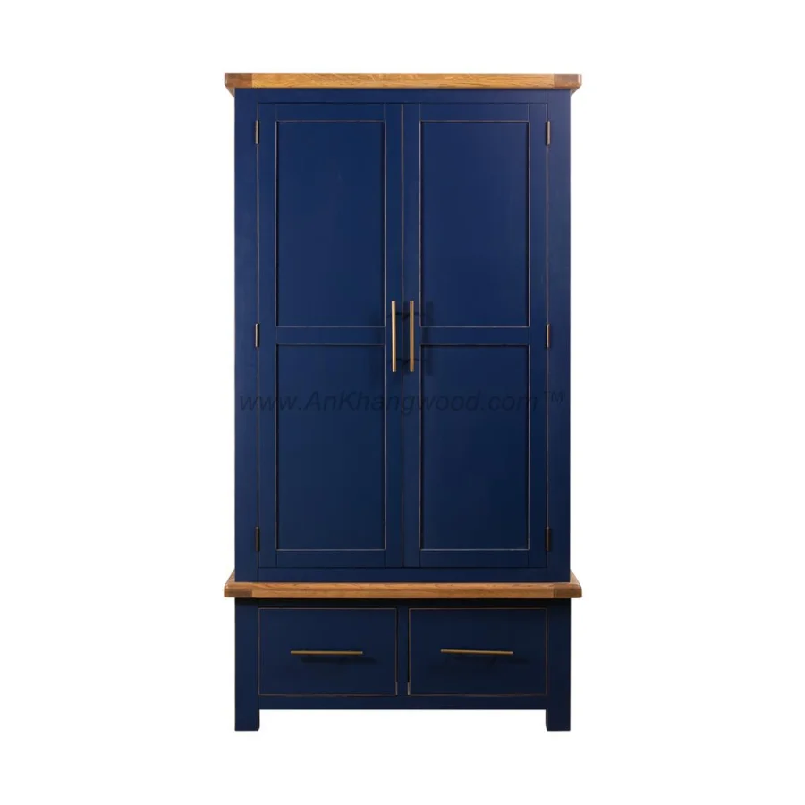 Wood Wardrobe High Quality Modern Design Wood Bedroom Furniture ODM Oak/Pine/Acacia Solid Wood Vietnamese Direct Supply