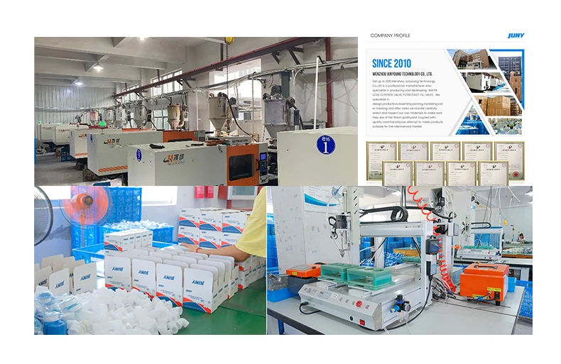 Original JUNY Ball Valve Float Switch 1 4 Mini Water Float Valve For Drinker Ball Float Valve For Cooling Tower