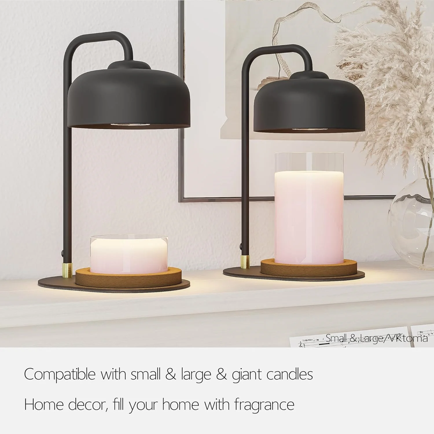 Timer Halogen Bulb Home Decor Electric Aromatherapy Candle Warm Lamp