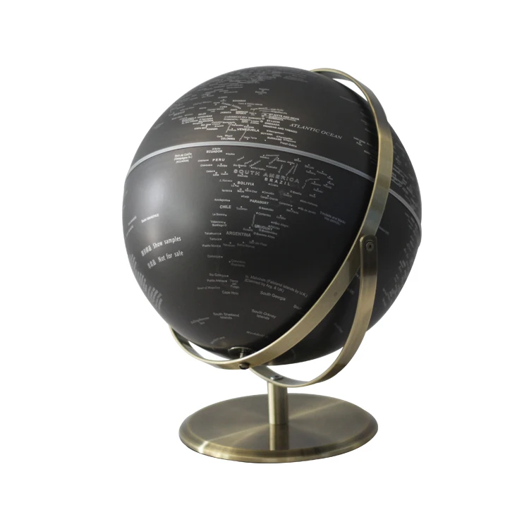 Classic Desktop Spinning Globes Geographic Teaching Interactive World Map Globes Plastic world globe