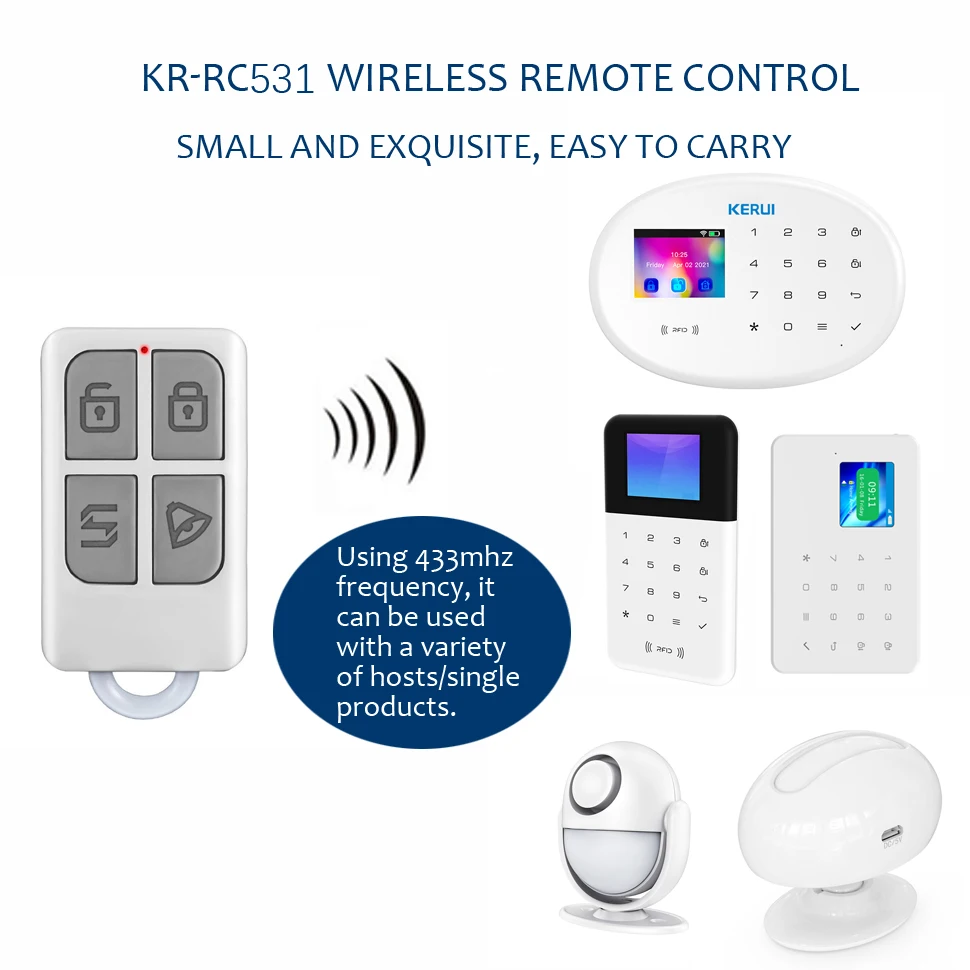 Home Alarm Security System Burglar System for Home Security with Wireless Siren Remote Control Door Alarm Sensor