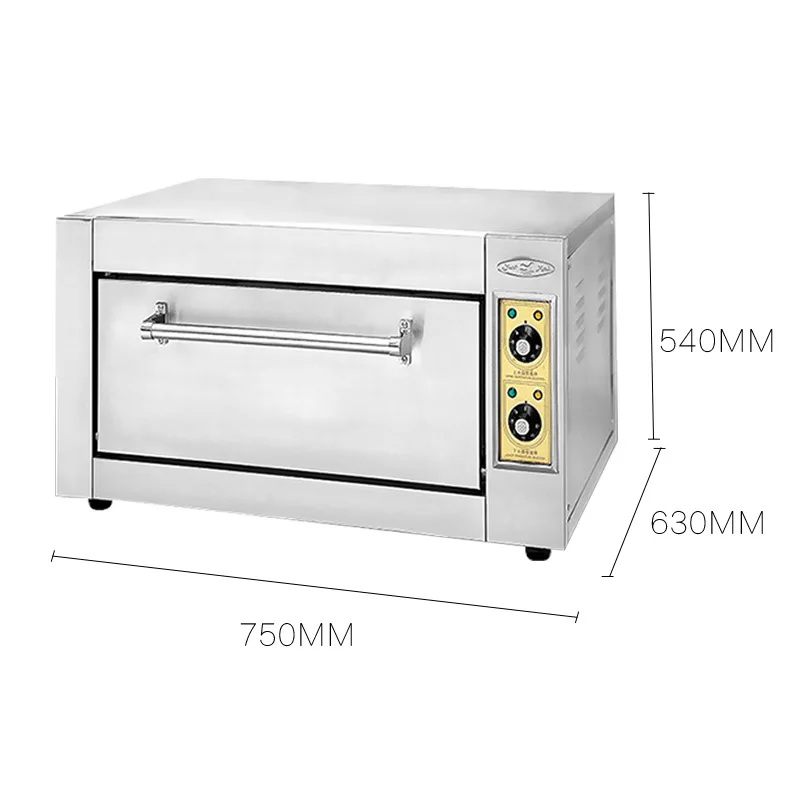 Горячий продавать Коммерческий 3 6-6.8KW Однослойная Электрический духовой шкаф для торта