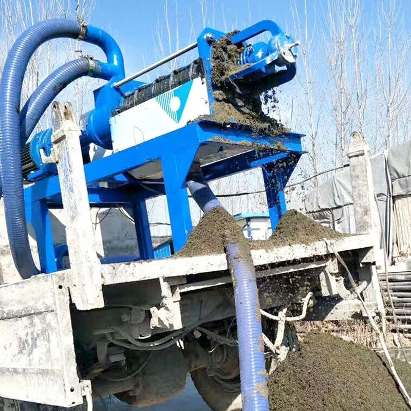 Liquid Solid Separator High Cost Performance Factory Direct Sale Solid Liquid Separator Cow Dung Dewatering Machine